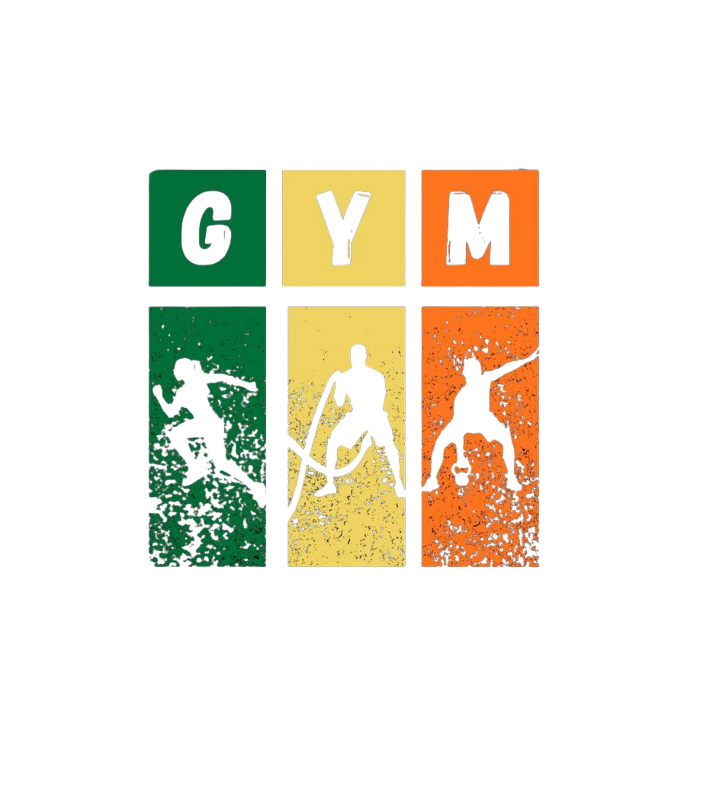 GYM Blocks Oversized Tee – Strength in Motion